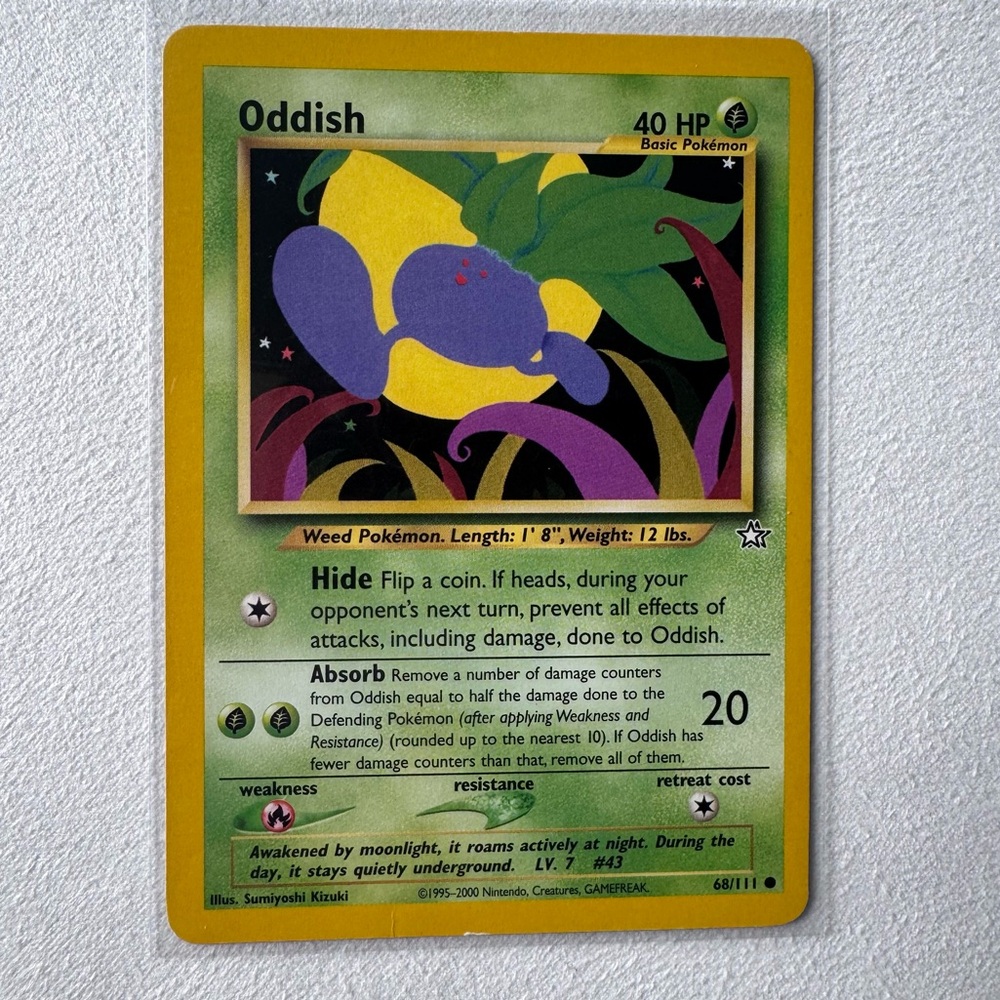 Oddish Pokémon Card
